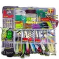 thumbnail image 2 of 240 Pcs Set Minnow Fishing Stackers Lure Spoon Kit In Box Artificial Equipment, 2 of 6
