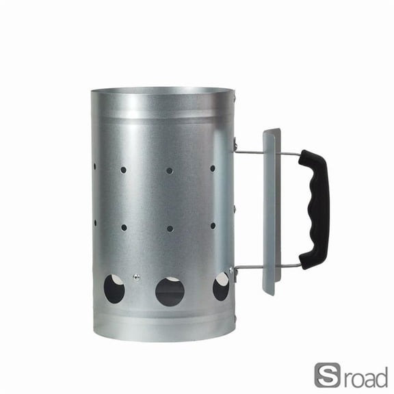 Charcoal Chimney Starter, Heavy-Duty Steel BBQ Coal Lighter For Grill & Smoker, Fast & Easy Eco-Friendly Fire Igniter, No Lighter Fluid Needed​,One Size