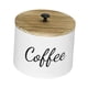 thumbnail image 2 of Portafiltros de café de madera con tapa, contenedor decorativo, almacenamiento de filtros de café Blanco, 2 of 9