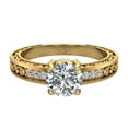 thumbnail image 5 of 0.80 CT TW Vintage Solitaire Wedding Ring 18K Gold (G,SI1), 5 of 6