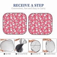 thumbnail image 6 of Haiem French Bulldog Car Windshield Sun Shade (2 Pieces) Foldable Windshield Sun Shade Car Accessories for Truck SUV Pickup-Small, 6 of 7