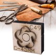 thumbnail image 4 of Leather Cutting Die Strip, Leather Die Cutter Simple  Thick Wood Base Incisive  for DIY Crafts for Jewelry Making, 4 of 8