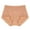 Pink, variant on Matoen Women's Briefs Underwear Nylon Mid Waist Tummy Control Panties Lace Bow Ladies Panties