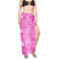thumbnail image 2 of HAPPY BAY Women's Beachwear Summer Beach Wrap Bikini Wraps Sarong Coverups Skirt Bathing suit Swimsuit Swimwear Swim Cover up for Women One Size Pink, Dolphin, 2 of 5
