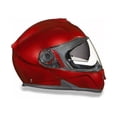 thumbnail image 3 of D.O.T. Daytona Glide- Black Cherry Metallic Modular Helmet, 3 of 8