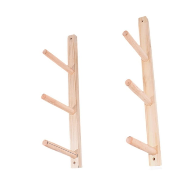 mmirethe 2 Pieces Wood Yoga Mat Storage Mat Rack Organizer Yoga Holder for Skateboard 2 Tier 3 Tier