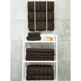 thumbnail image 4 of American Soft Linen Luxury 4 Piece Bath Towel Set, 100% Cotton Turkish Bath Towels for Bathroom, Brown, 4 of 8