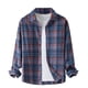 thumbnail image 2 of Blusa y camisa de manga larga con cuello vuelto, nueva camisa informal a cuadros para hombre, blusa holgada juvenil de manga larga con cuello vuelto, blusa de poliéster para hombre, 2 of 5