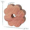 thumbnail image 3 of Lavodia Cedar Closet Fresheners for Clothes Hangers, Wardrobe Closet Wood Flower Ring, Pack of 30, 3 of 6