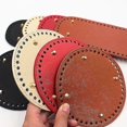 thumbnail image 5 of Base de Sac pour Crocheter Panier en Cuir Fond de Sac en Cuir (6 Pcs, Marron, Noir), 5 of 5