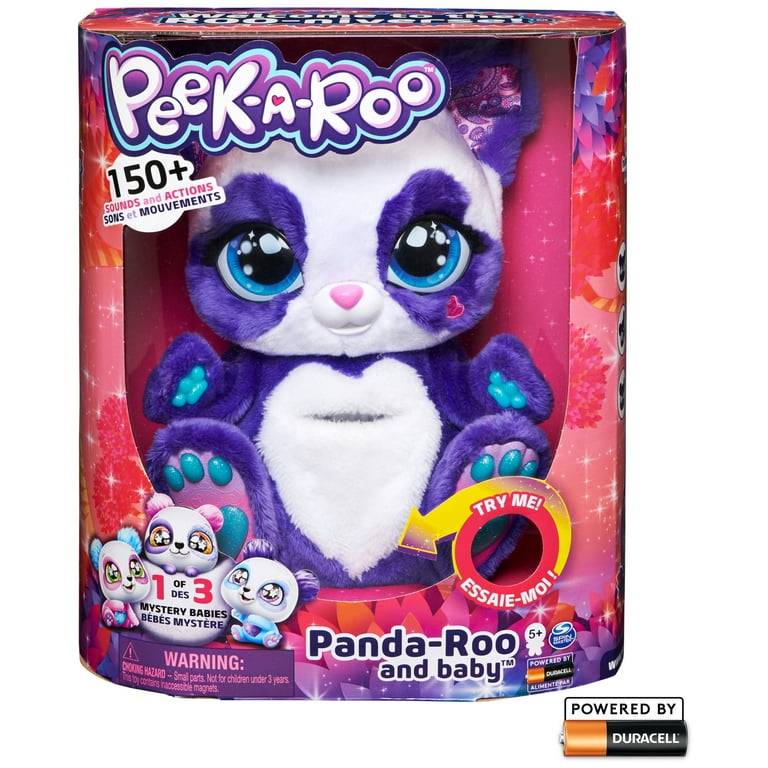 Peek-A-Roo Interactive Singing & Talking Panda-Roo Plush Toy