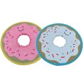 thumbnail image 3 of Flying Disc Dog Toy: Canvas Donut Design Puppy Flyer Dog Fetch Toy for Training, 3 of 10