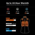 thumbnail image 3 of Venustas Fleece Heated Vest for Women with Battery Pack – Soft Lightweight Heated Clothing for Winter Outdoor, 3 of 9