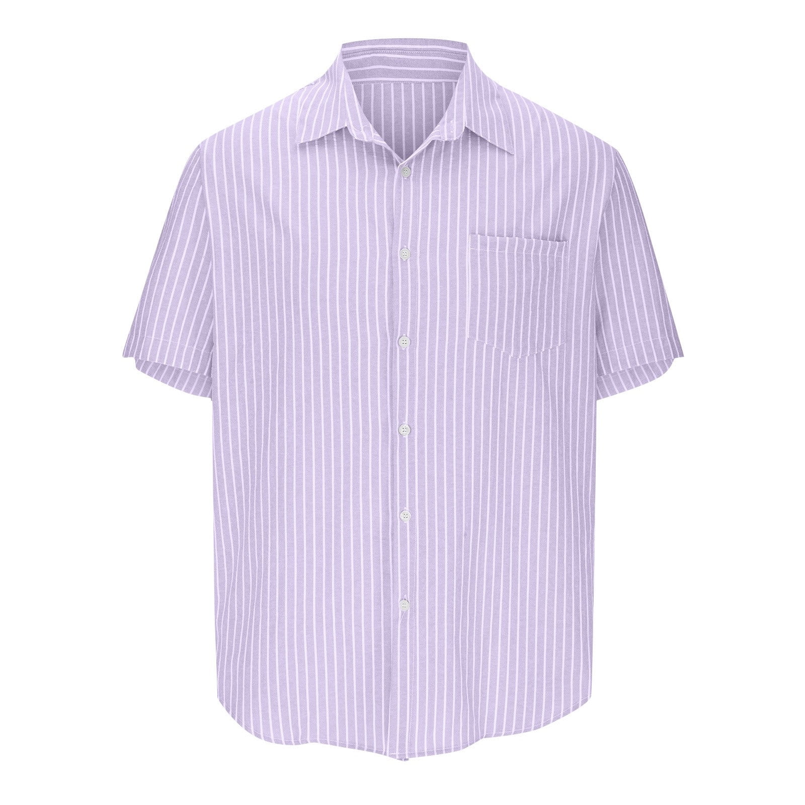 Men’s SideTuck Shirt Huresd Men's Wrinkle Free Untucked Cuban Shirt Business Casual