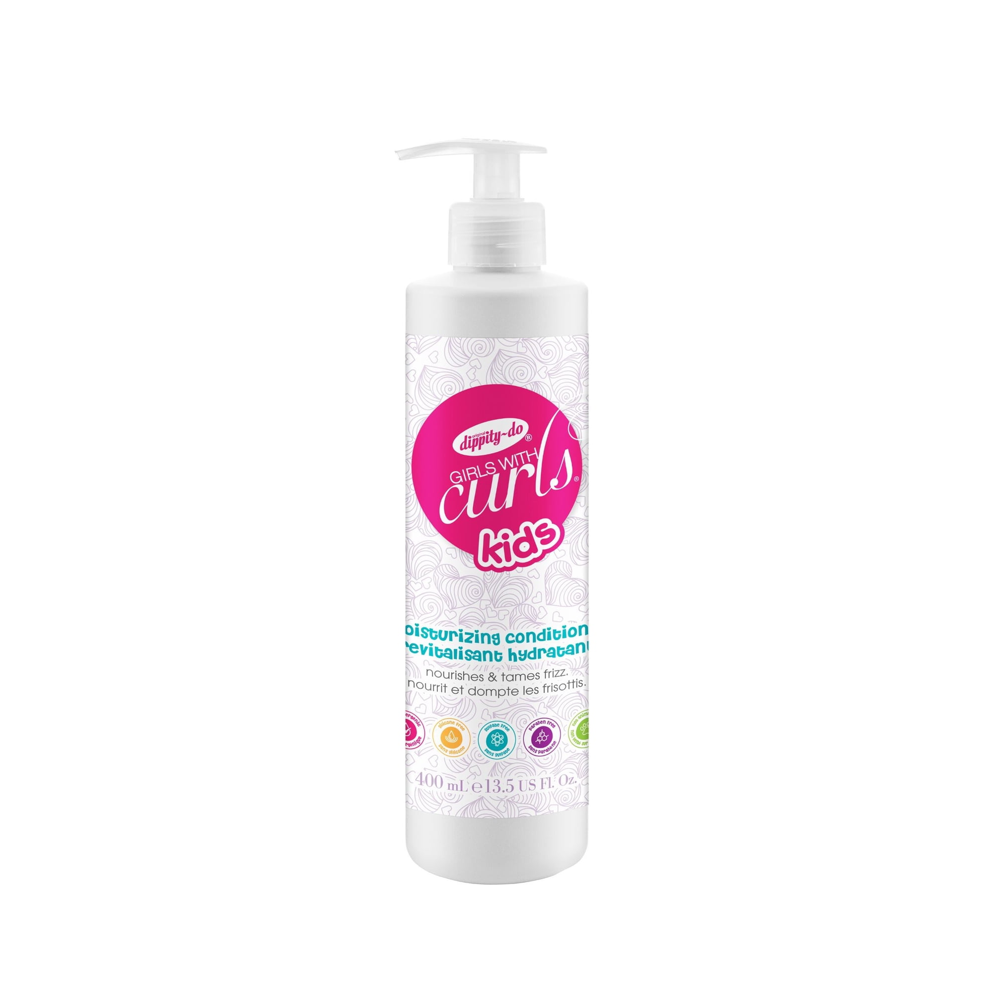 Dippity-do Girls with Curls Kids Moisturizing Conditioner, 13.5 fl. oz.