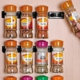 thumbnail image 5 of Pack of 4 Spice Clips Gripper Organizer Holds 20 Spice Jars - Pantry and Inside Cabinet Organization 3M Adhesive Spice Rack, 5 of 11