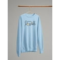 thumbnail image 3 of All Dreams Are Possible Sweatshirt Women -Image by Shutterstock, Female 4X-Large, 3 of 4