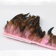 thumbnail image 3 of Clothing Accessories Multi -Color Rooster Feather Purple Swimming Feather Selvedge, 3 of 4