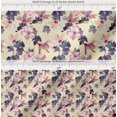 thumbnail image 2 of Soimoi Cotton Voile Fabric Leaves & Floral Print Fabric by Yard 42 Inch Wide, 2 of 7