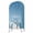 Blue gradient, variant on 5FT Arch Backdrop Covers, Red Snowman Christmas Wedding Arch Cover Stretchy, Winter Xmas Tree Snowflake Chiara Arches Backdrop Stand Covers for Birthday Baby Shower Party Banquet Decor