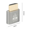 thumbnail image 5 of Adaptador de pantalla virtual Compatible con HDMI 4K DDC EDID Dummy Plug Display Emulator JShteea El nuevo, 5 of 5