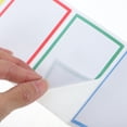 thumbnail image 2 of Mobutofu 300Pcs Identification Name Tags Paper Multi-colored Border Labeling Item Identification, 2 of 5