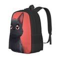 thumbnail image 1 of Fotbe Cute Black Kitten Cartoon Mochila para Hombre y Mujer - Tela Oxford 600D Resistente - Mochila Impermeable de Gran Capacidad para Escuela, Viajes y Senderismo, 1 of 6