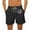 Black-F, variant on Aueoeo Plus Size Shorts For Men Heart Love Printed Drawstring Waist Beach Shorts Casual Quick Dry Shorts Lightweight Soft Shorts With Pockets L