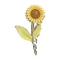 thumbnail image 3 of Sunflower Hair Clips for Women Elegant Non Metal Flower Hairpin Fashionable Accessories Long Thick Fine Curly Hair Girls Hair Clamps, 3 of 9