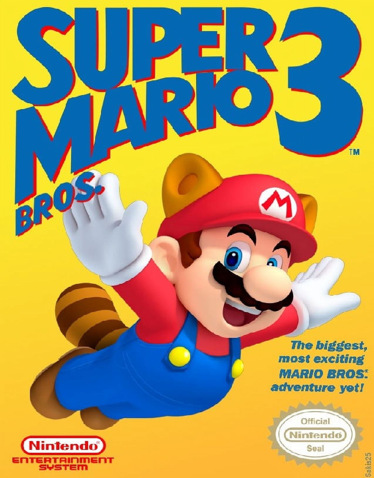 Super Mario Bros.3, Nintendo ,Physical, Nintendo NES Classic, Action & Adventure, Platformer Game Video Game, 2 Offline Players