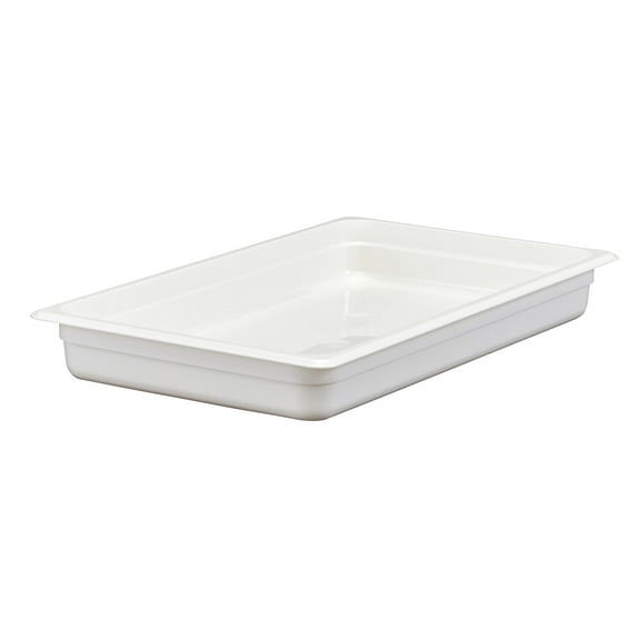 Cambro 12CW148 Camwear White Full Size x 2.5" D Food Pan