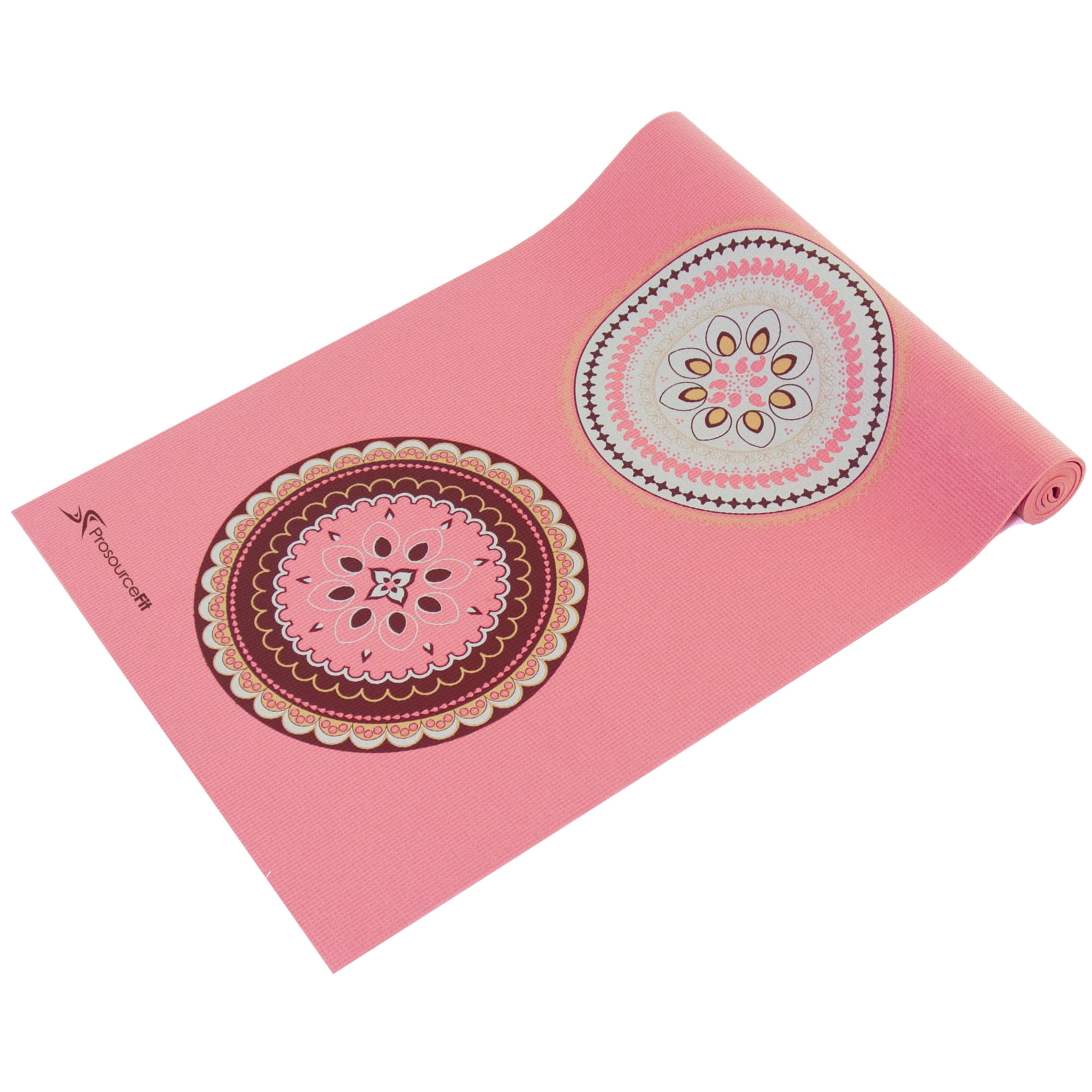 ProsourceFit Yoga Mats 3/16 in (5mm) Thick w/ Exclusive Printed Designs