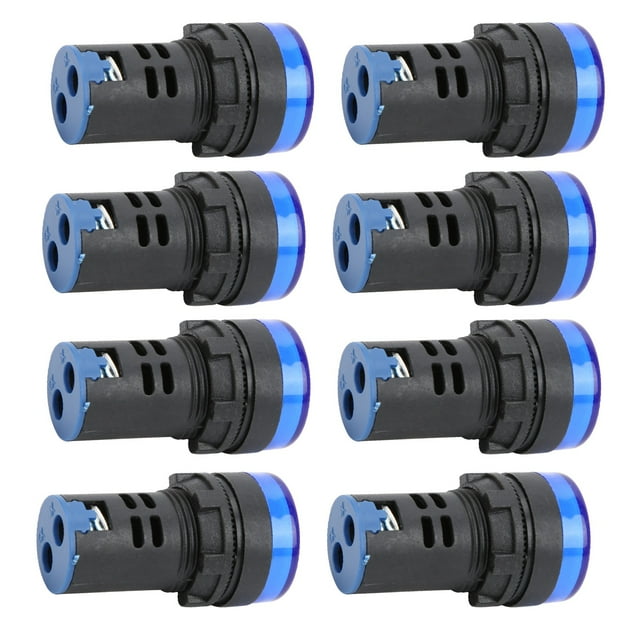 Indicador de equipo, 10 unidades de luz indicadora de señal LED azul, la mejor de su clase