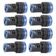 thumbnail image 4 of Uadme Indicador LED - 10 Piezas Luz de señal LED Azul AD16‑22DS Indicador LED de Alto Brillo para Equipo(AC220V), 4 of 14