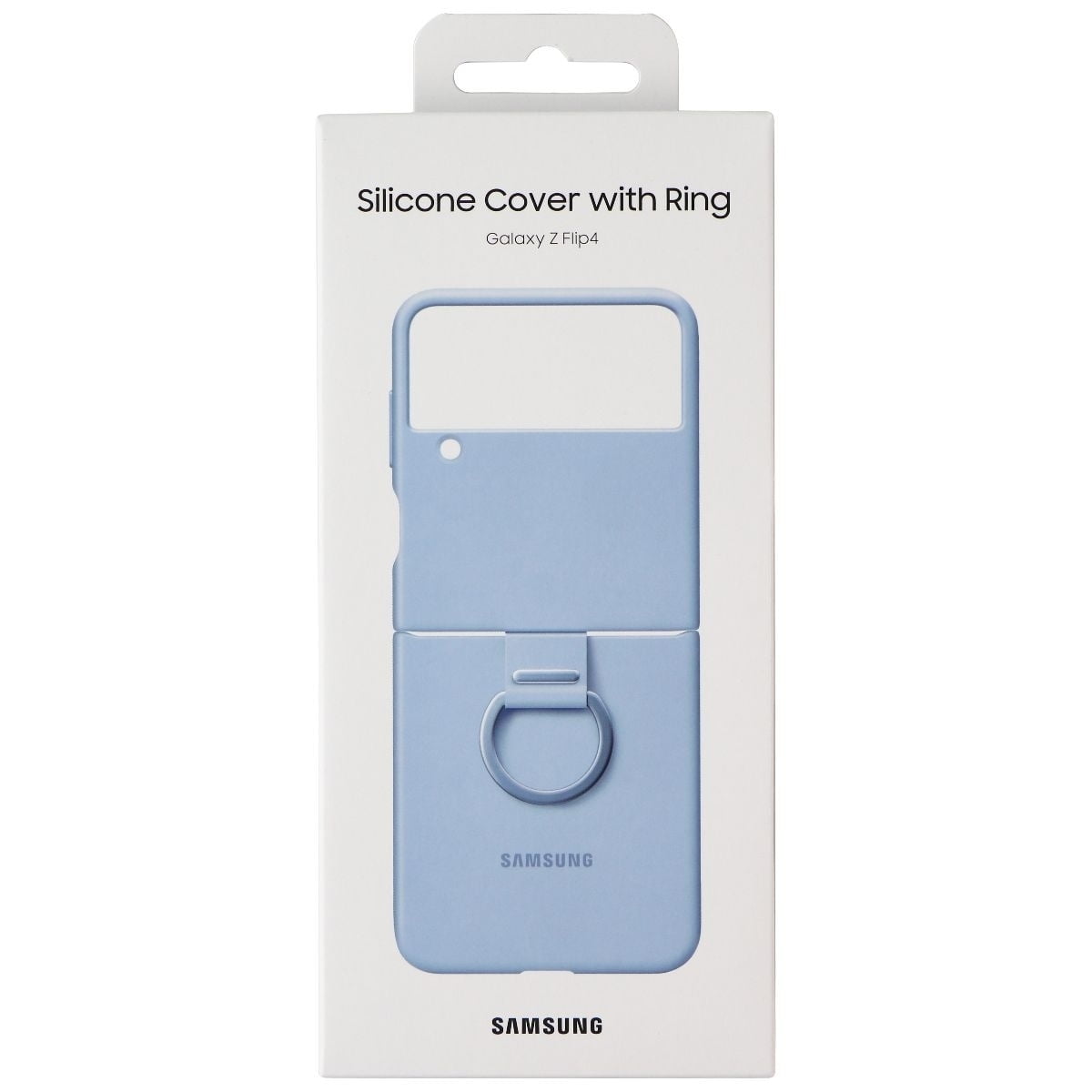 Samsung EF-PF721 - Back cover for cell phone - silicone - arctic blue - for Galaxy Z Flip4