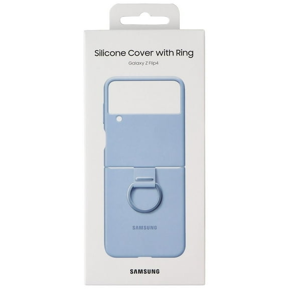 Samsung EF-PF721 - Back cover for cell phone - silicone - arctic blue - for Galaxy Z Flip4