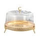 thumbnail image 5 of Soporte para pasteles Gloria con tapa acrílica Plato de queso Bandeja decorativa 22cmx22cm, 5 of 9