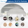 thumbnail image 2 of Replacement Accessories Parts for iHome AutoVac Nova Self Empty Robot Vacuum,4 Mop Pads,2 HEPA Filters,1 Main Brush, 4 Side Brush, 2 of 6