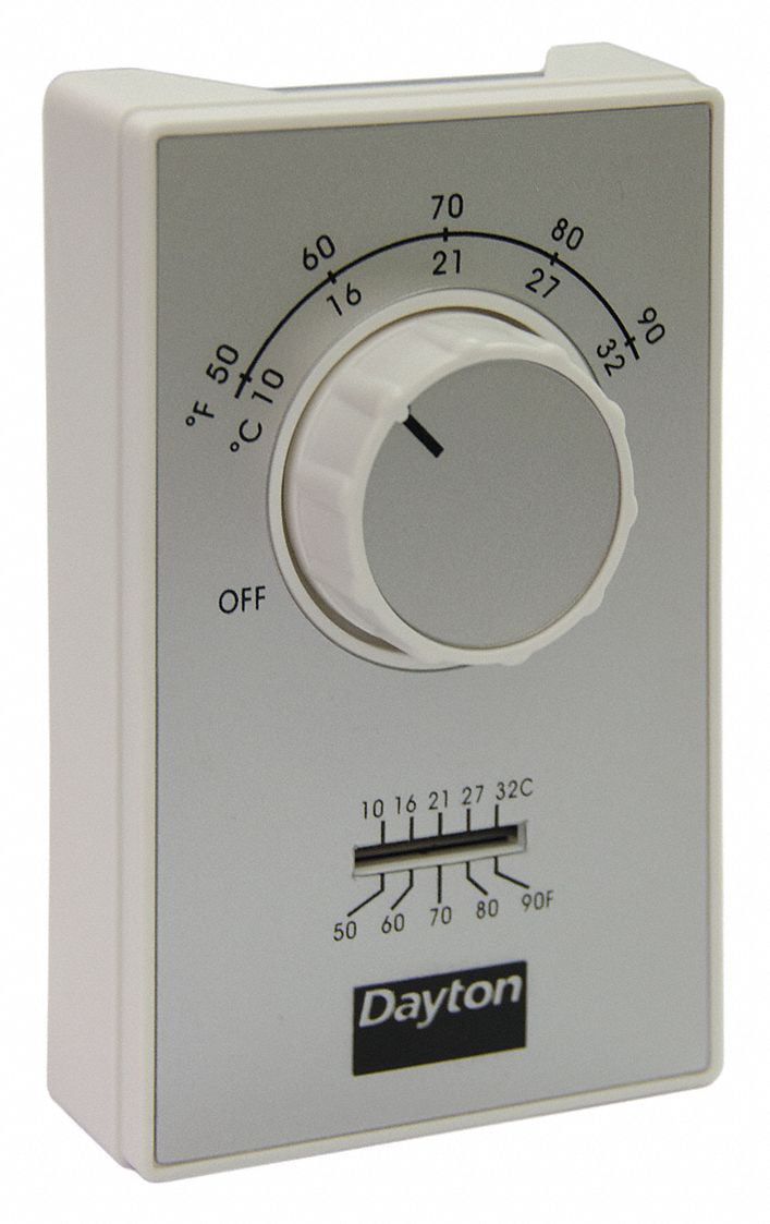 Dayton Temperature Ventilation Control 2E815 Heating Thermostat for sale online 