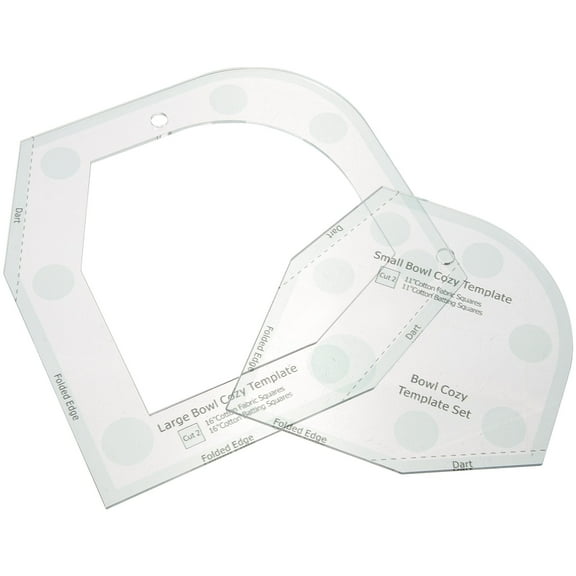 GOOHOCHY  DIY Sewing Patchwork Ruler Acrylic Template Quilting Pattern for Bowl Cozy