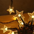 thumbnail image 5 of Solar Powered Decorative Star String Lights 20LED,Solar Pentagram Flashing Lights for Holiday and Outdoor Decor House Decor, 5 of 9