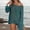 Z001-Dark Green, variant on Women's Crochet Cover Ups Off Shoulder Sheer Mesh Long Sleeve Beach Tops Lightweight Quick Dry Relaxed Fit Bathing Suit