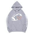 thumbnail image 6 of LIZUOJUN Oversized Football Sweatshirt for Women Hooded Pullover with Pockets Soft Cotton Blend Casual Game Day Outfits for Women Fall Winter 2026 XS, 6 of 9