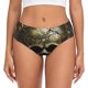 thumbnail image 1 of Fotbe Vintage Gold Leaf Skull Calzones Estampados para Mujer – Ropa Interior de Algodón, Cómoda, Suave y Elástica-XX-Large, 1 of 6