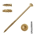 thumbnail image 1 of Tornillos de cubierta SahncaiTechTrade, 150 piezas, 6 pulgadas, para madera con broca T30, 1 of 6