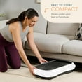 thumbnail image 4 of Lifepro Waver Vibration Plate Exercise Machine – Full Body Vibrating Plate for Lymphatic Drainage, Muscle Toning & Fat Loss – Includes Loop Bands, Remote & 99 Speed Settings - White, 4 of 11