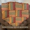 thumbnail image 5 of JCS Honey Mustard Homespun Cotton Fabric Sold by the Yard, 5 of 6