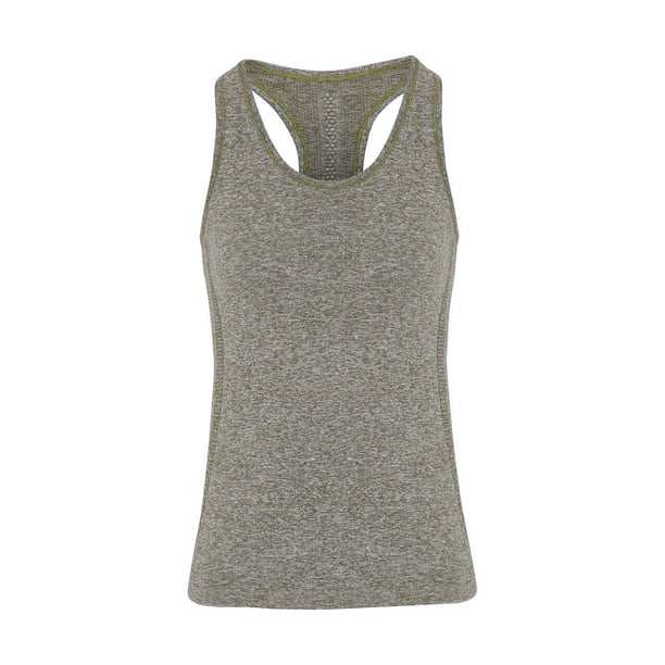 TriDri - Camiseta sin Mangas Multi Sport Esculpido para Mujer (Oliva)