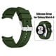 thumbnail image 4 of Banda de silicona para Samsung Galaxy Watch4 Smart Watchband Strap (Verde militar), 4 of 9