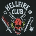 thumbnail image 2 of Stranger Things Women's Hellfire Club Logo Hawkins High School T-Shirt, 2 of 3